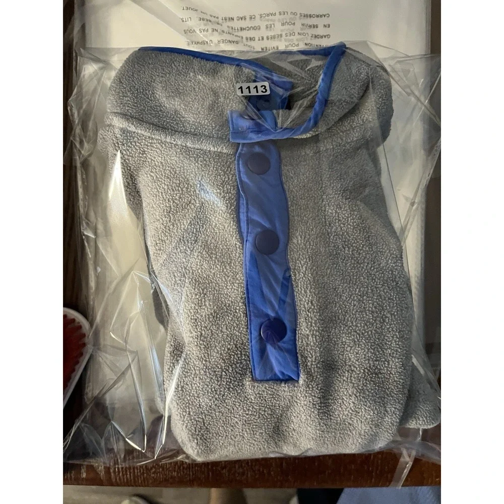Ralph Lauren Polo Bear Fleece Pullover Sweater Child's Size Large 14/16 Gray